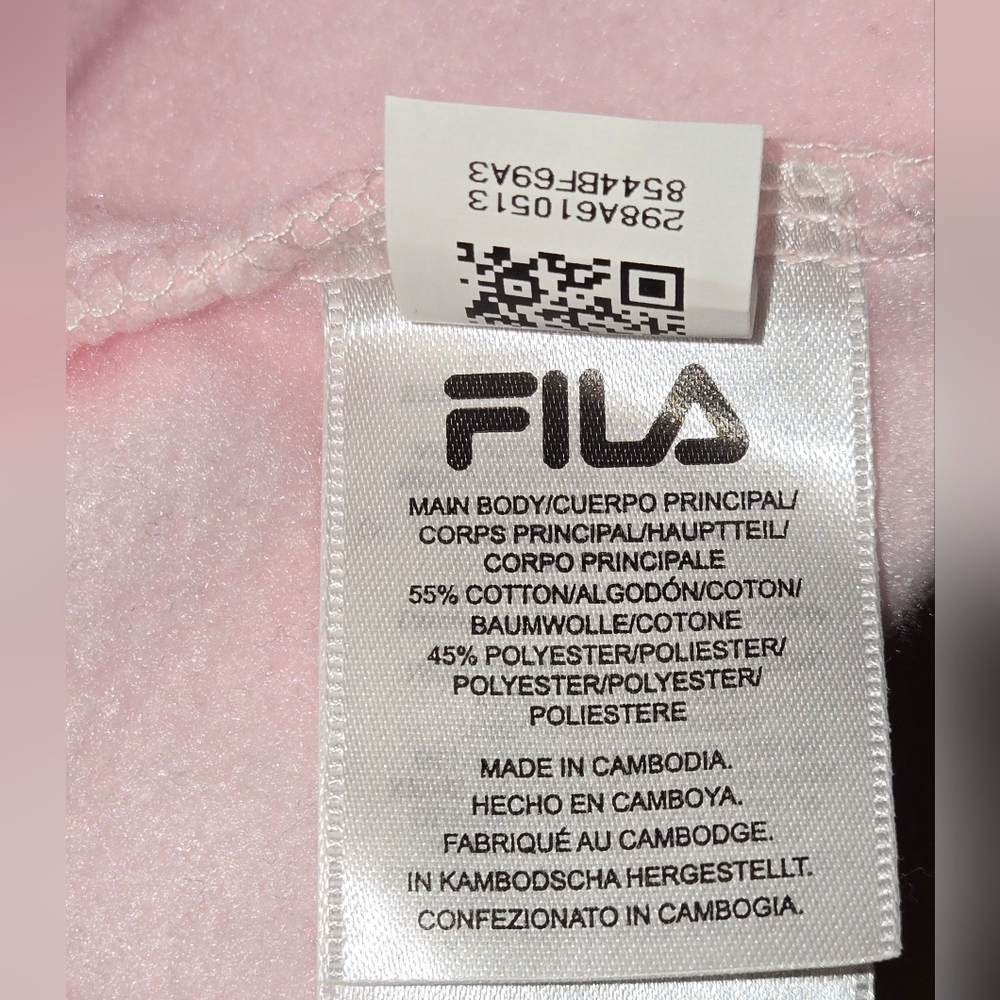 NWT Fila Women's Light Pink Hoodie Jacket - Picture 11 of 12